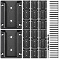 20pcs ADC-12 Aluminum Deck Railing Bracket for 2x4 Posts - Durable