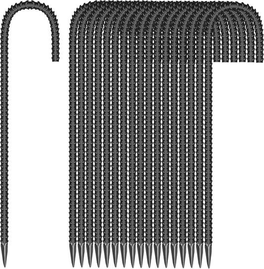 12-Inch Galvanized Steel Ground Stakes - Heavy Duty Anchors for Tents & More!