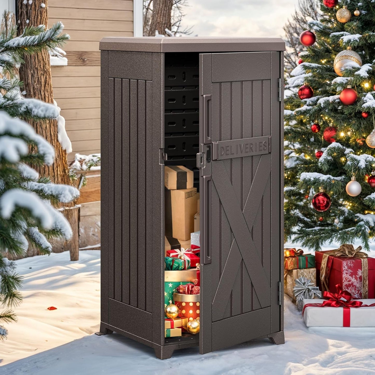 YITAHOME 60 Gallon Package Delivery Box for Outdoor Storage