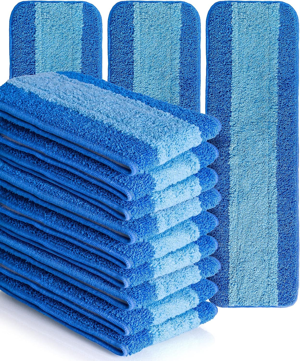 Microfiber Cleaning Pads for Bona Mop - 12 Pack for 18 in Floors