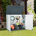 YITAHOME Outdoor Resin Storage Shed 39 in Height - Lockable Waterproof