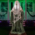 JOYIN 65in Halloween Animatronic Witch - Life Size Spooky Prop