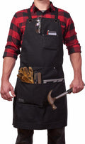 Heavy Duty Waxed Canvas Apron for Men and Women - Adjustable