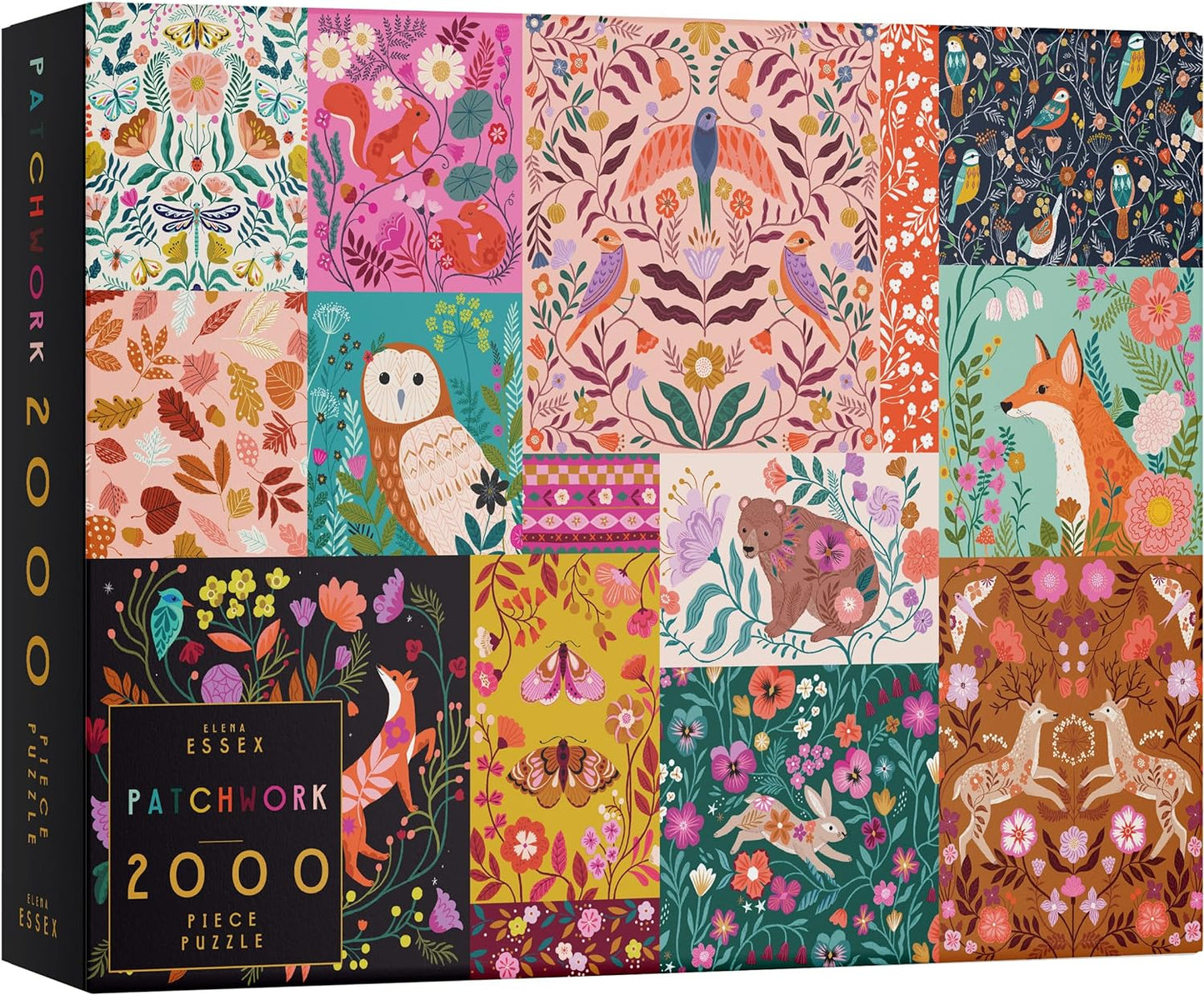 Elena Essex 2000 Piece Patchwork Puzzle for Adults - Fun Challenge