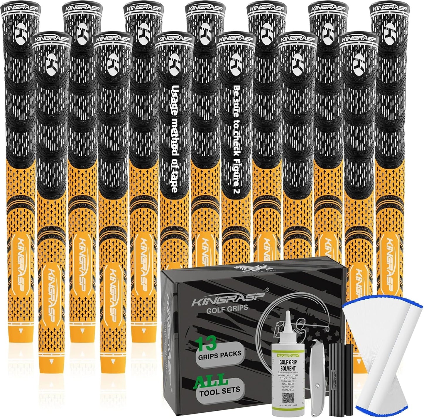 Premium Hybrid Golf Grips for Enhanced Feedback and Control