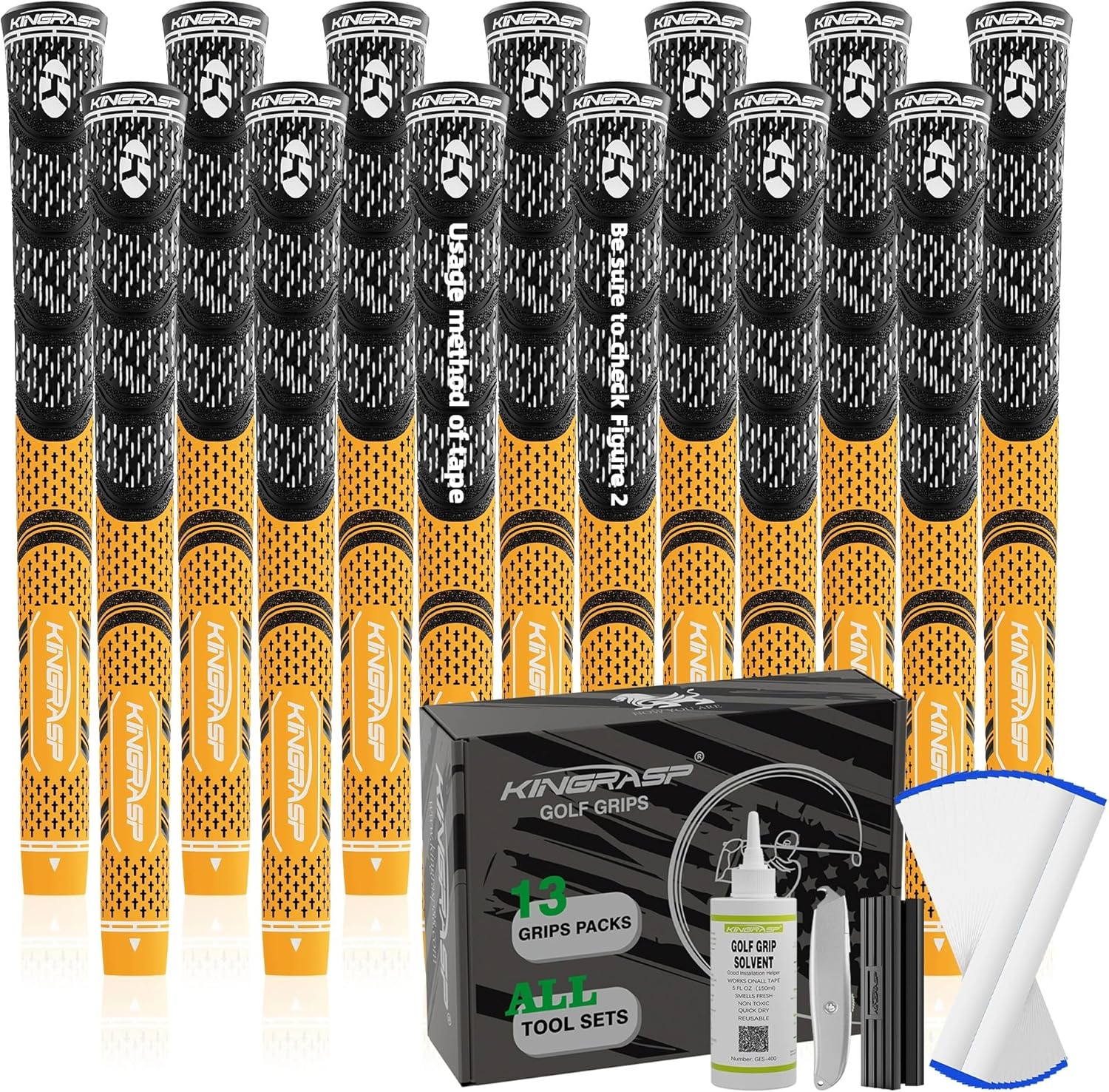 Premium Hybrid Golf Grips for Enhanced Feedback and Control