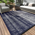 Outdoor Rug Waterproof 5x8 ft Patio Carpet - Quick Dry, Reversible