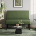 Small Mini Sofa Couch Armless Loveseat Futon for Small Spaces