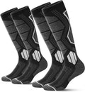 Merino Wool Ski Socks For Men & Women - Thermal Knee-High Comfort