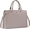 Laptop Tote Bag for Women 15.6 in Waterproof Leather - Large Capacity