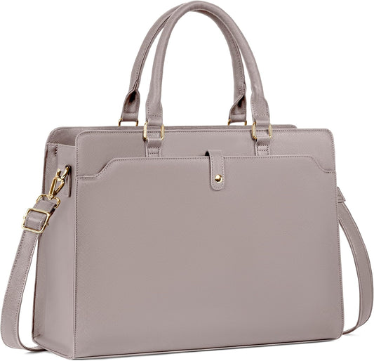 Stylish Laptop Tote Bag for Women 15.6 Inch Large Capacity