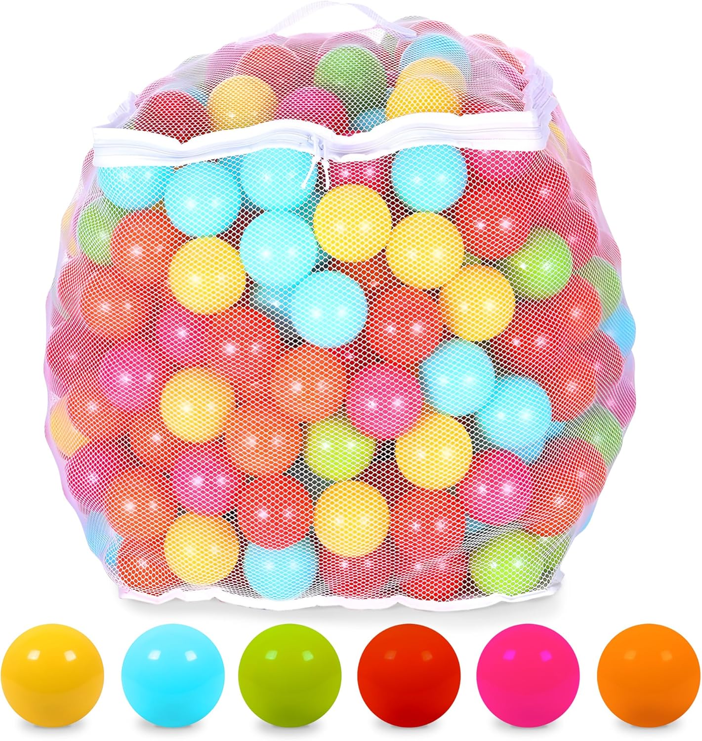 BalanceFrom Play Pit Balls Toy Set for Kids - 400 Colorful Balls