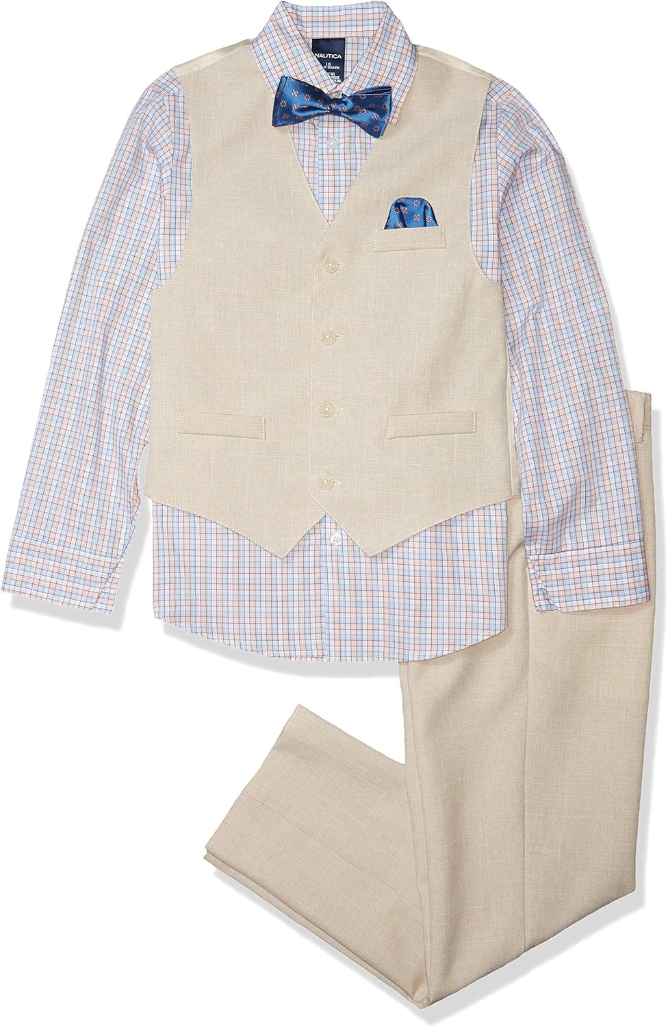 Nautica Boys' 4-Piece Formal Suit Set for Stylish Events