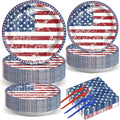 America's 50 Guests Patriotic Party Set - Complete 200PC Tableware