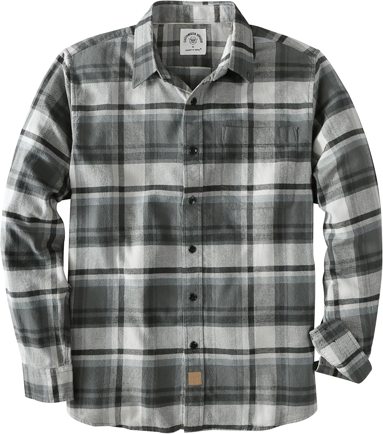 Dubinik Flannel Shirt for Men - Cozy Cotton Long Sleeve Style