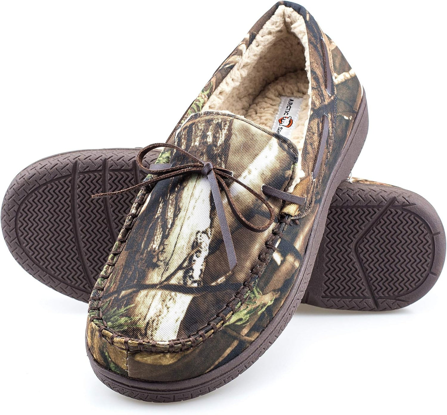 ArcticShield Men's Moccasins - Plush Comfort & Durability