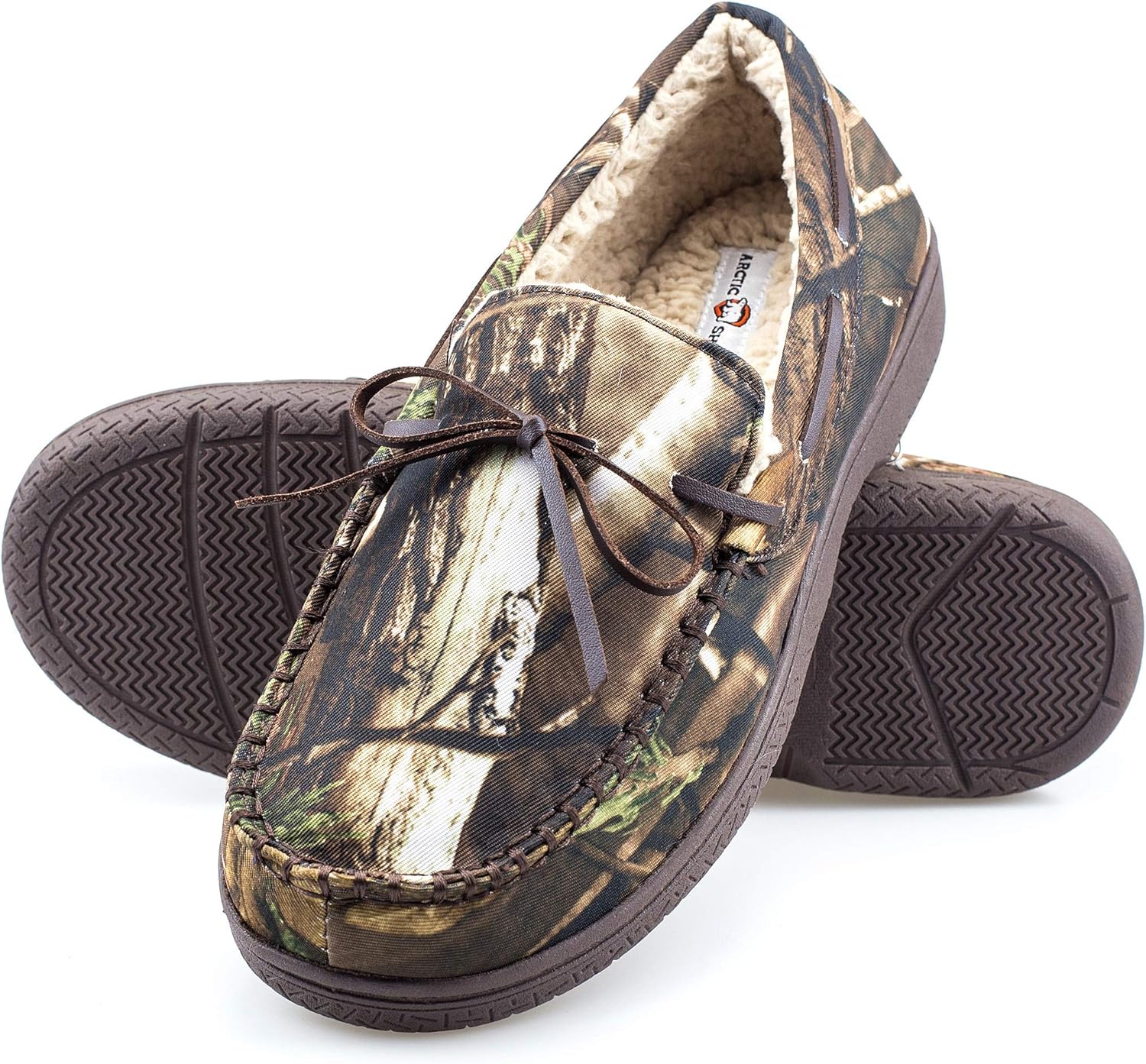 ArcticShield Men's Moccasins - Plush Comfort & Durability