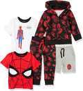 Boys and Toddlers Outfit Sets Pack of 5 - Character Tee Sets