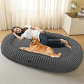 Human Dog Bed with Orthopedic Gel Memory Foam for Comfort
