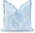 Hofdeco Premium Coastal Hampton Style Pillow Cover for Indoors
