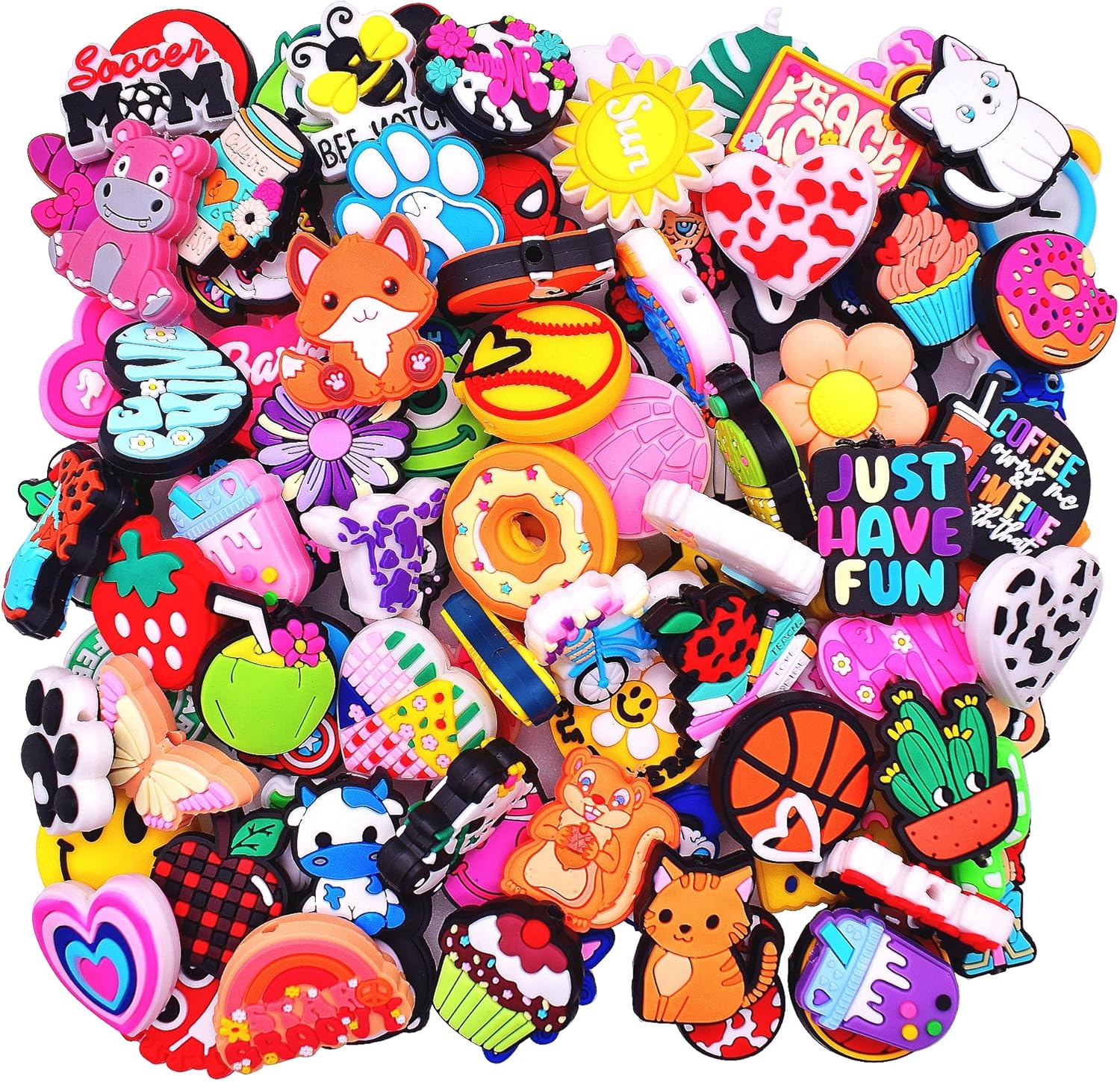 Random Different Focal Bead for Pens Bulk 200PCS Silicone Focals