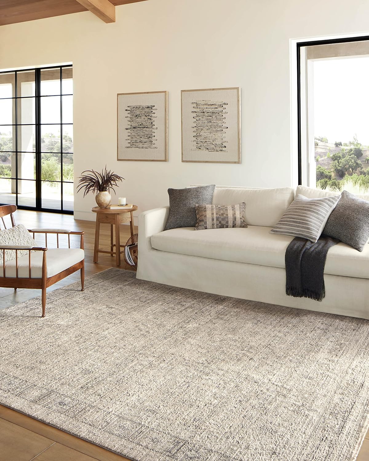 Alie Collection Area Rug by Loloi - Vintage Aesthetic Design