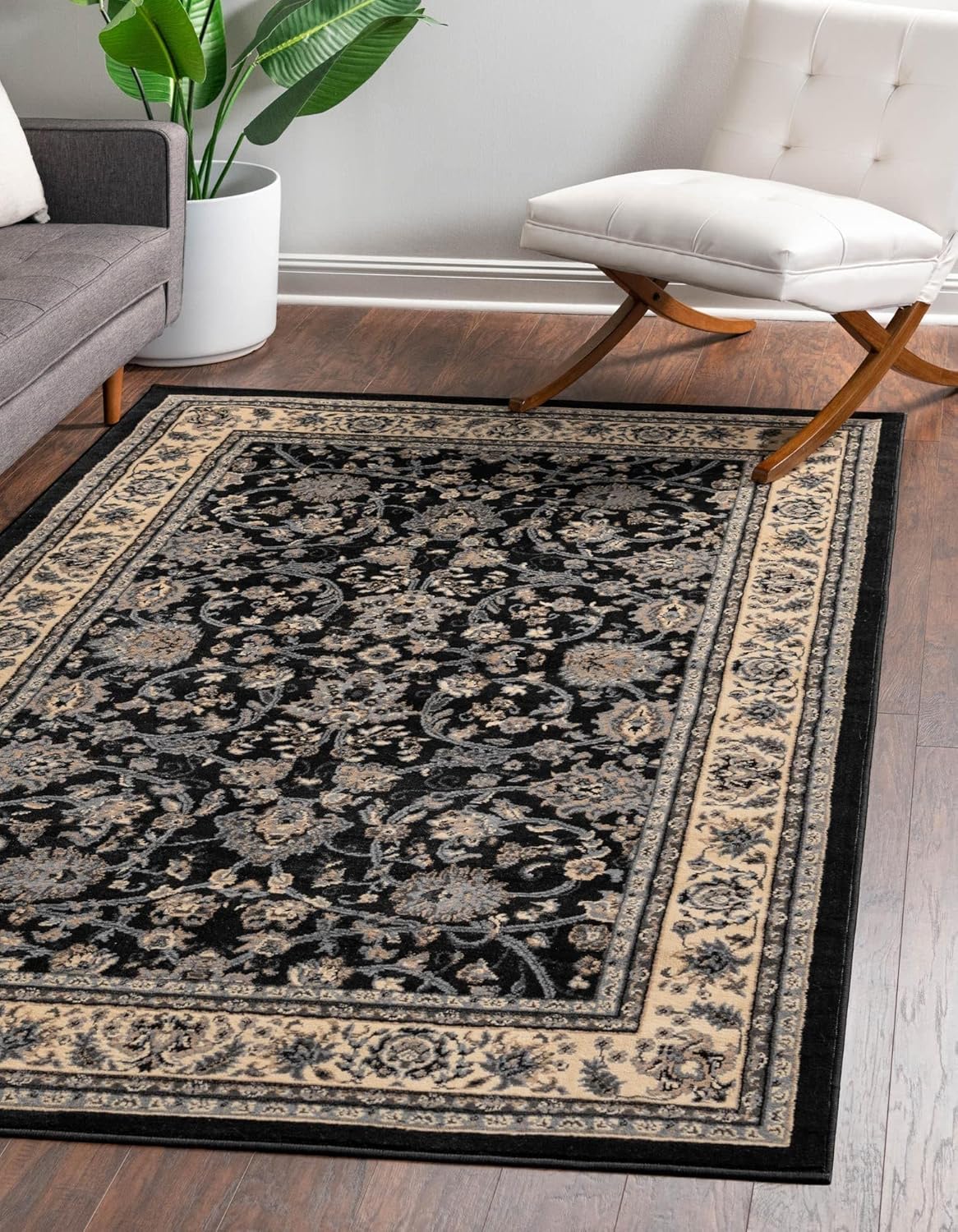 Unique Loom Sialk Hill Collection Area Rug for Modern Spaces