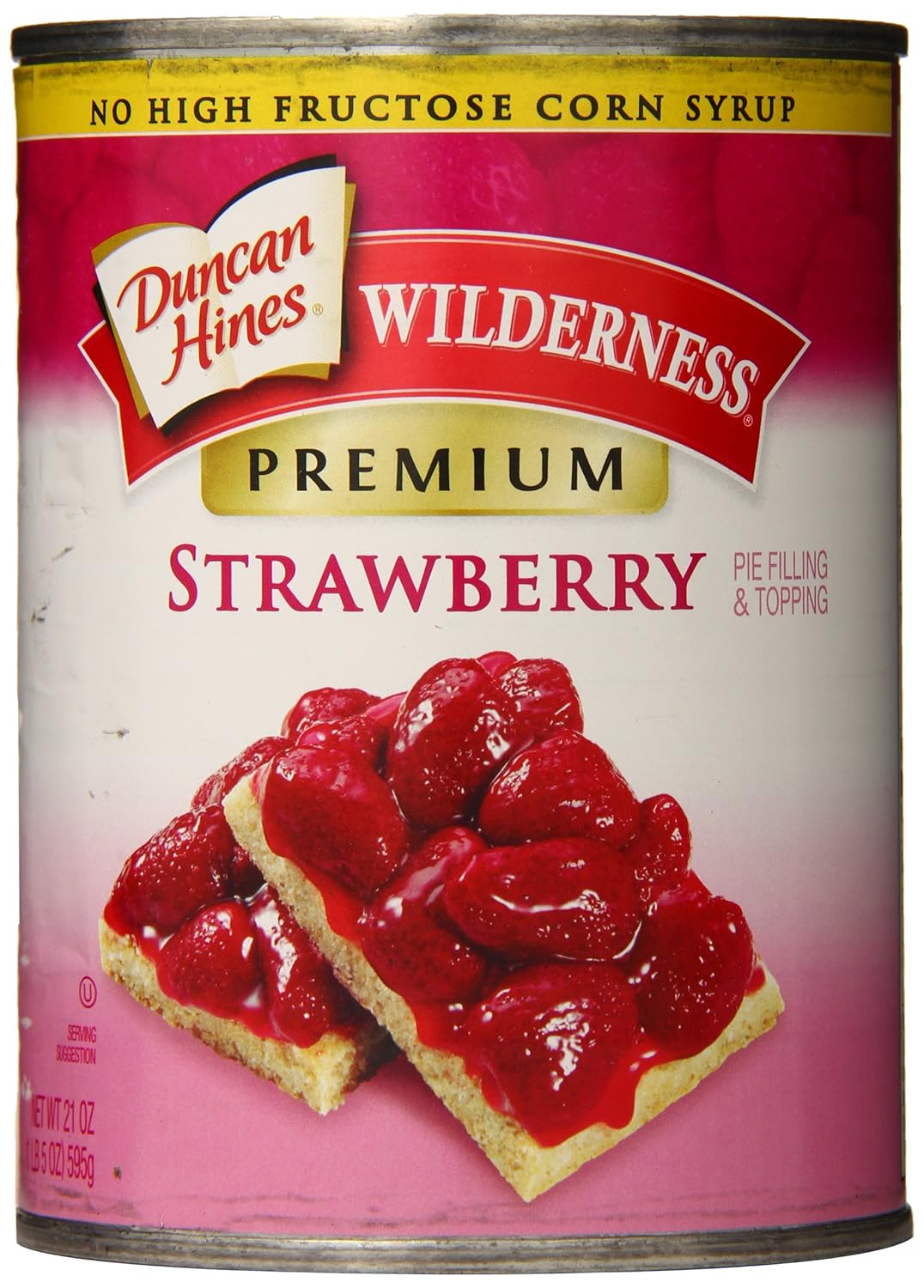 Wilderness Premium Strawberry Pie Filling & Topping, 21 Ounce
