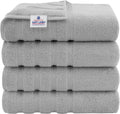 Luxury 4 Piece Bath Towel Set - 100% Cotton Turkish Towels