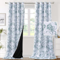 H.VERSAILTEX 100% Blackout Curtains for Living Room - Teal