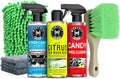 Car Wash Kit with Soap, Interior & Wheel Cleaner - Complete Detailing