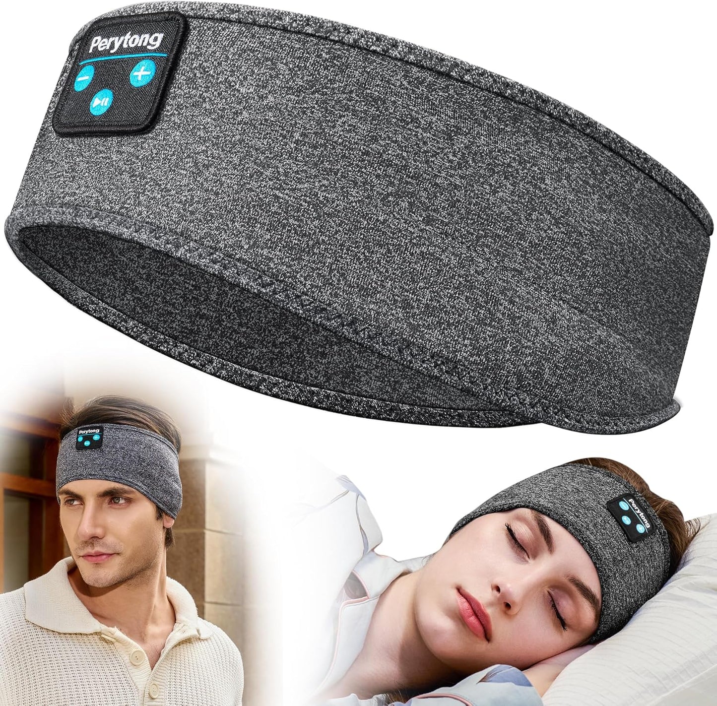 Perytong Bluetooth Headband: Sleep, Train, Relax!