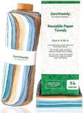 Reusable Paper Towels - Value Pack of 24 for Eco-Friendly Living