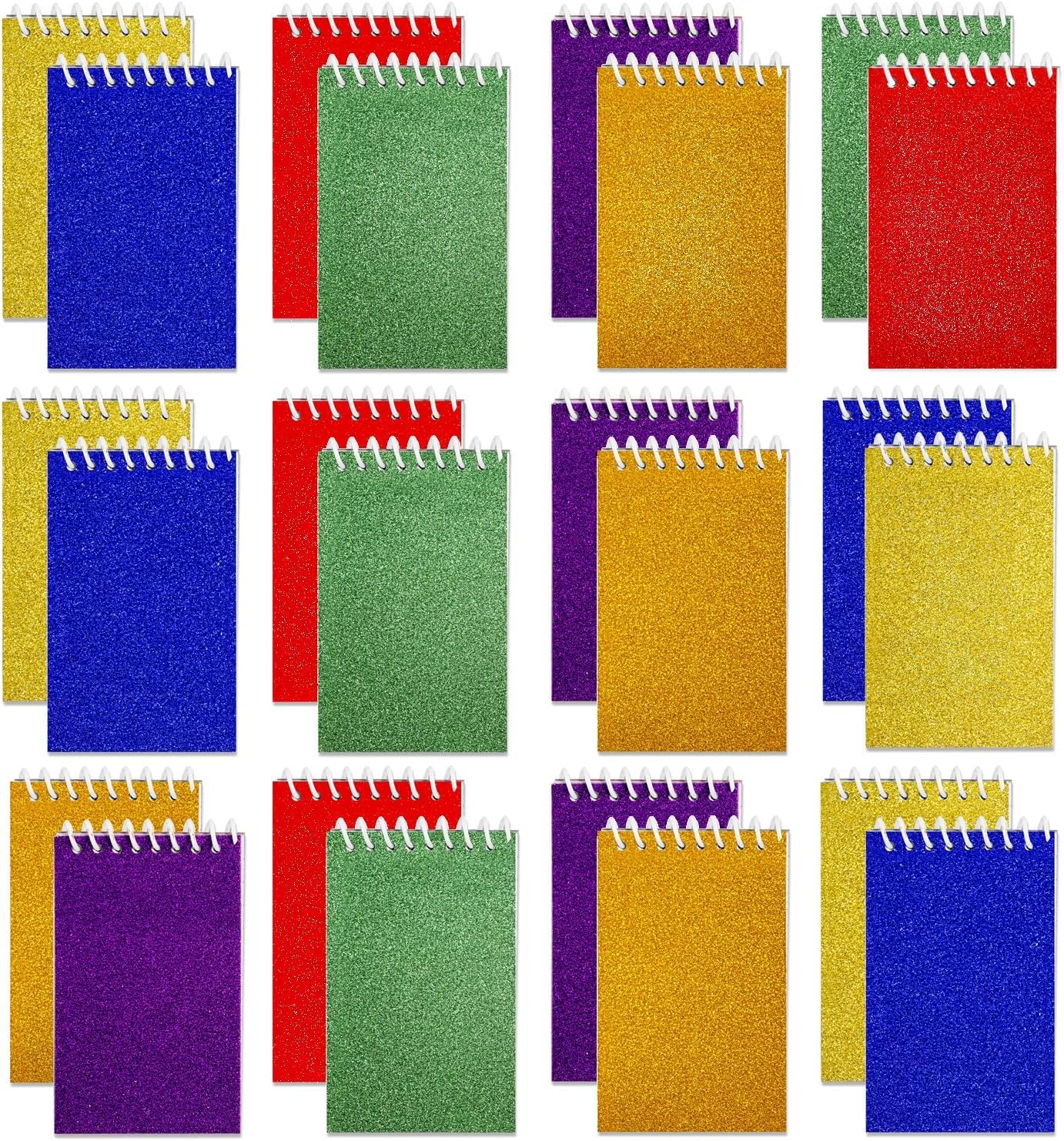 Bedwina Mini Prism Notepads - Bulk Pack of 24 - Perfect Party Favors!