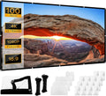 Projector Screen 100 in Portable Outdoor Movie Screen - Foldable