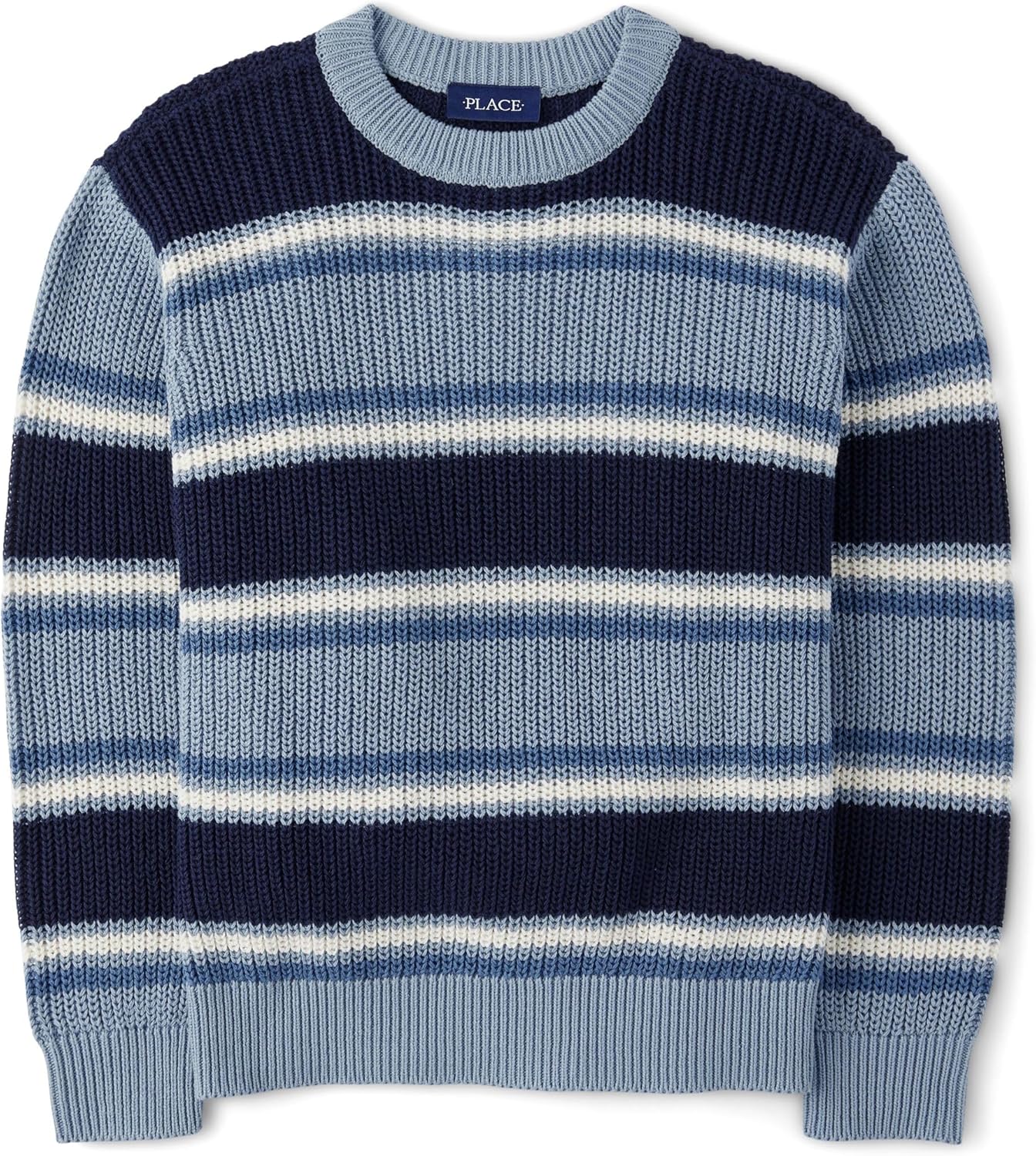 Boys Long Sleeve Crew Neck Pullover Sweater for Kids