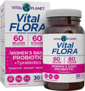 Vital Flora Womens Daily Probiotic 60 Billion CFU - Daily Support
