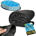 Ground Shield 16 ft x 32 ft Oval Pool Liner Pad - Heavy Duty