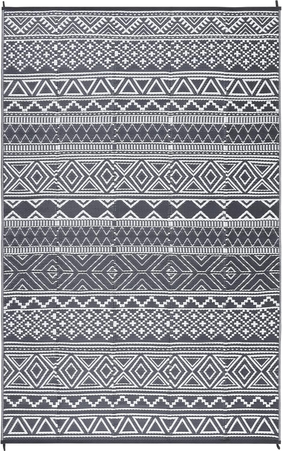Outdoor Plastic Straw Rug 8x10 Waterproof Vintage Reversible Mats