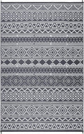 Outdoor Plastic Straw Rug 9x18 Waterproof Patio Rug - Reversible Boho