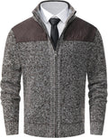 Men's Classic Cardigan Sweater Stand Collar Slim Fit - Warm & Soft