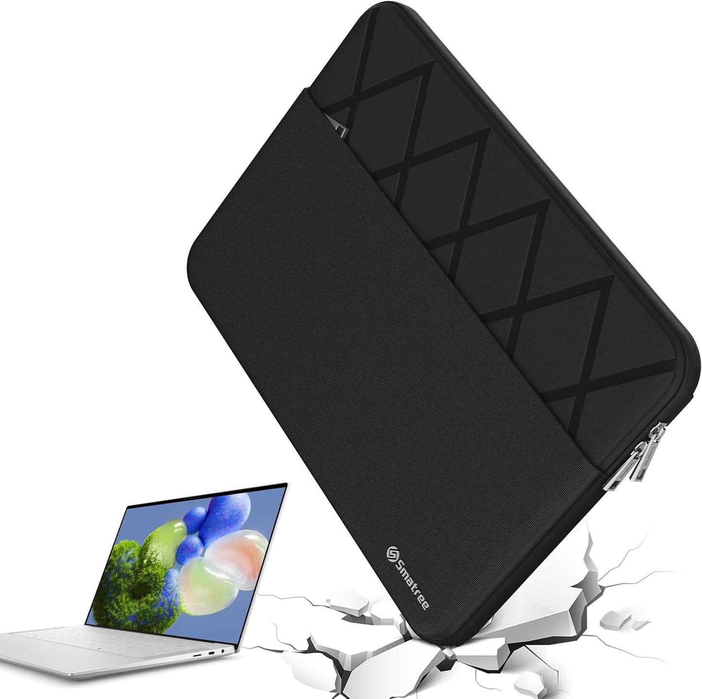 Smatree 14 inch Laptop Sleeve for DELL XPS and Latitude Models