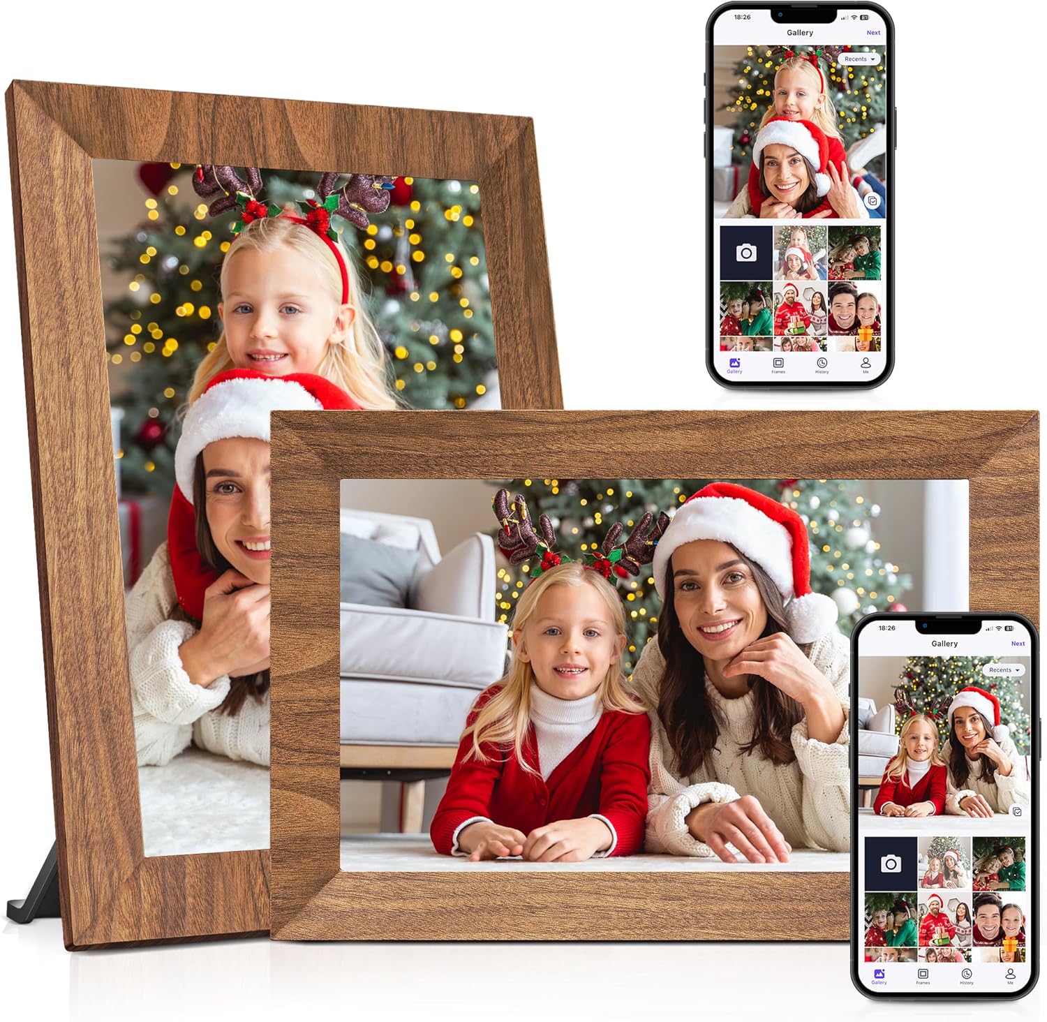 Uhale 10.1 Inch Digital Photo Frame with WiFi and 32GB Storage