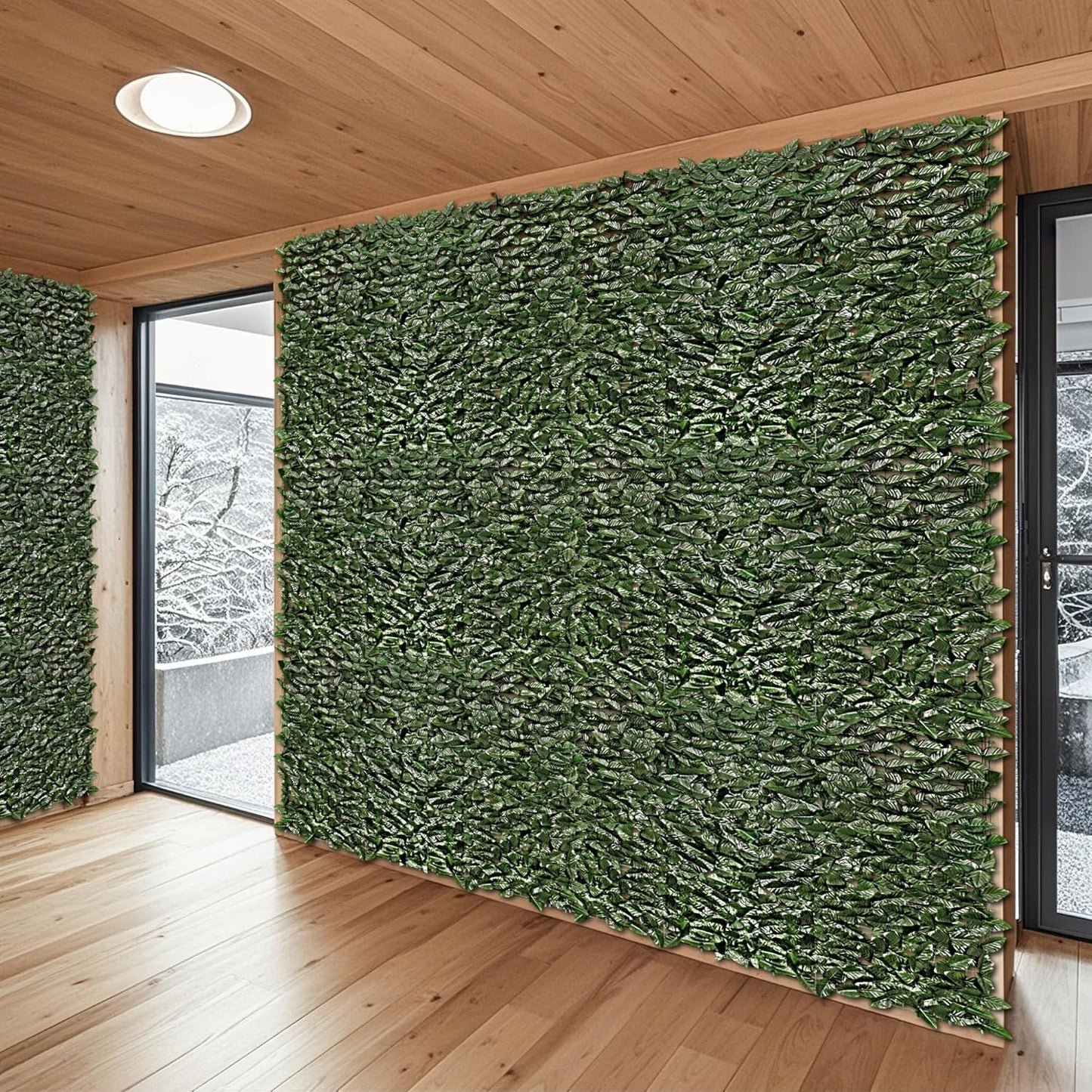 Faux Ivy Fence Privacy Screen for Outdoor Spaces and Balconies