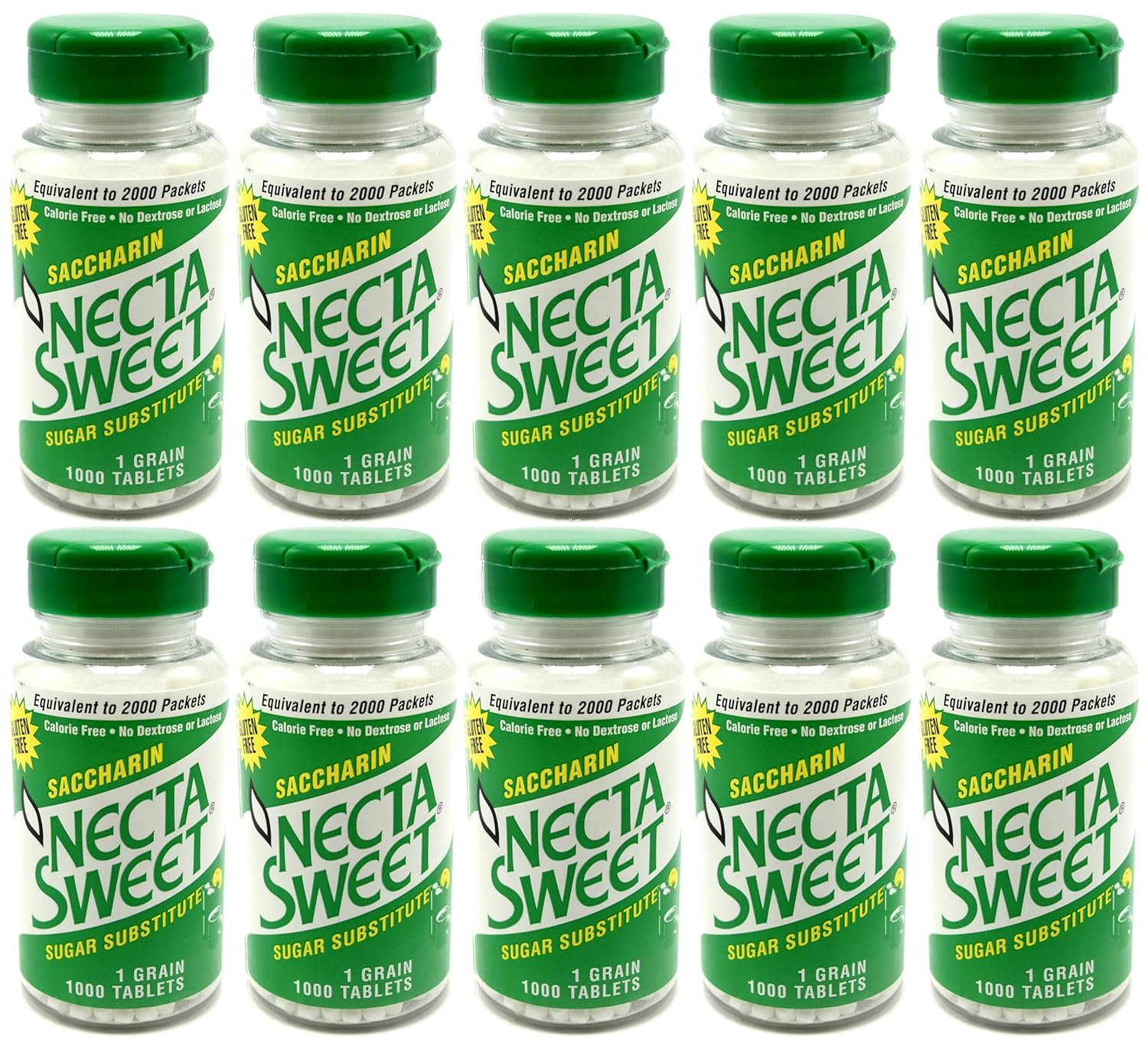 Necta Sweet Saccharin Tablets - 1000 Count for Sweetening Needs