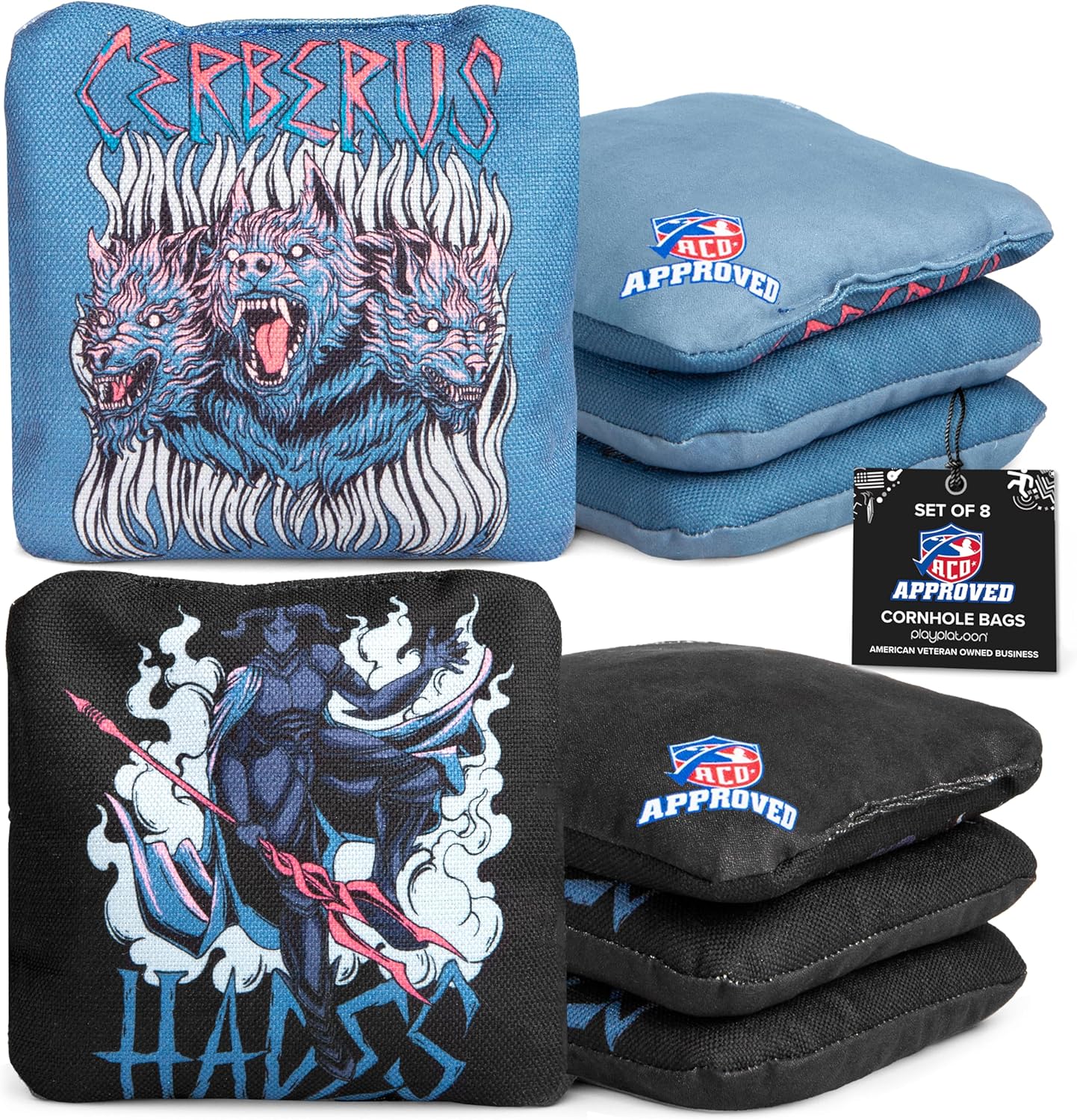 Professional Cornhole Bags Set of 8 for Competitive Play