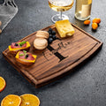 Personalized Cutting Board - Custom Walnut Engraved Charcuterie Board