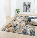 Keen Home Design Area Rug 5x8 - Thick Pile Abstract Accent