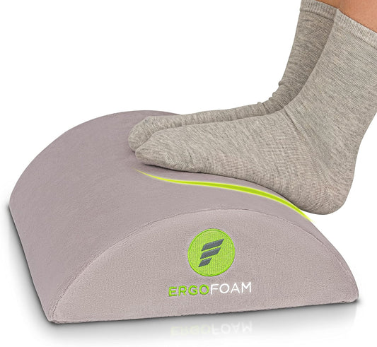 ErgoFoam Ergonomic Under Desk Foot Rest for Ultimate Comfort