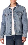 Men's Low Stretch Regular-Fit Denim Jacket - Structured Comfort